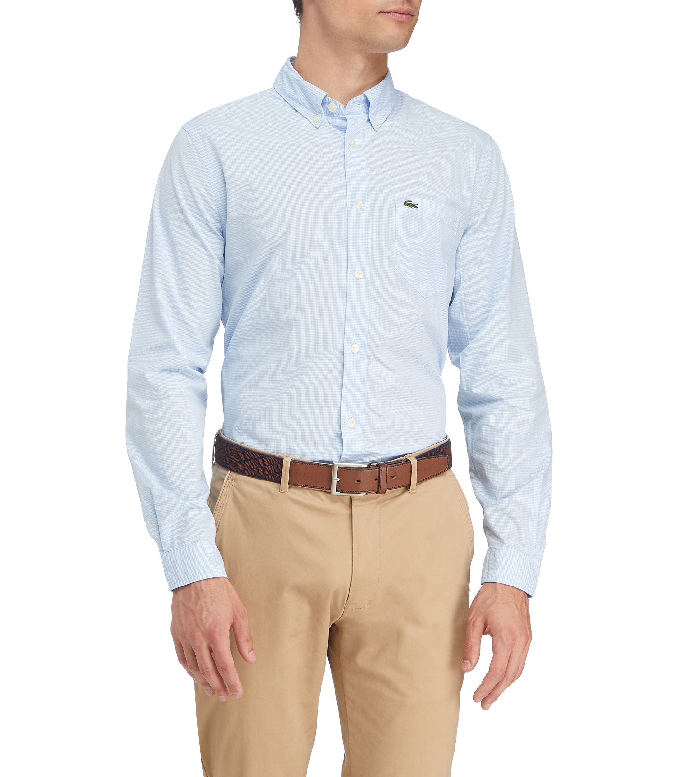 camisa lacoste hombre cuadros